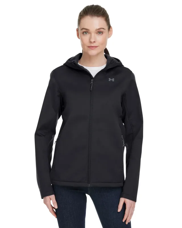 Under Armour Ladies' ColdGear® Infrared Shield 2.0 Hooded Jacket — view 2