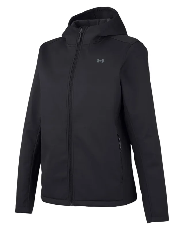 Under Armour Ladies' ColdGear® Infrared Shield 2.0 Hooded Jacket — view 4