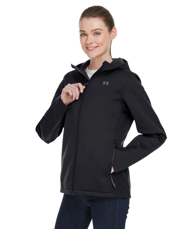 Under Armour Ladies' ColdGear® Infrared Shield 2.0 Hooded Jacket — view 7