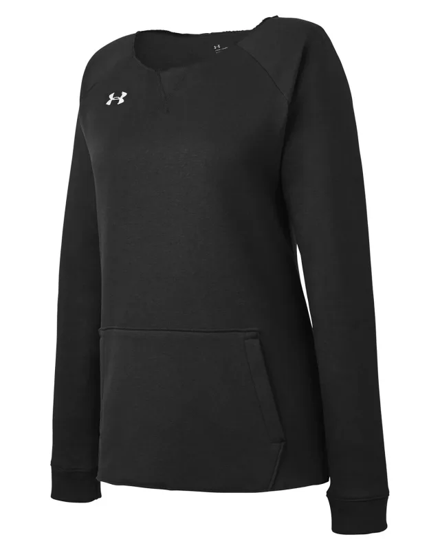 Under Armour Ladies' Hustle Fleece Crewneck  Sweatshirt — view 12