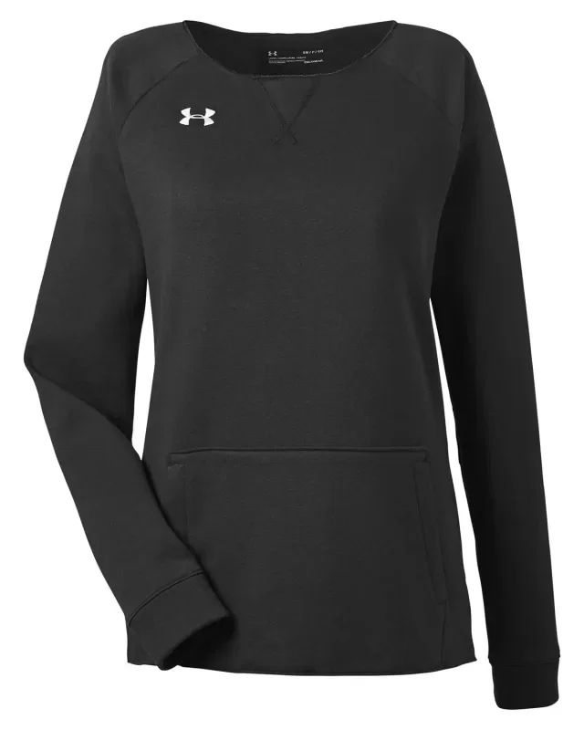 Under Armour Ladies' Hustle Fleece Crewneck  Sweatshirt — view 14