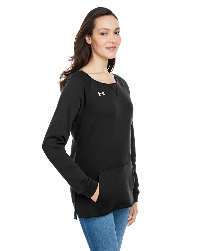 Under Armour Ladies' Hustle Fleece Crewneck  Sweatshirt — view 15