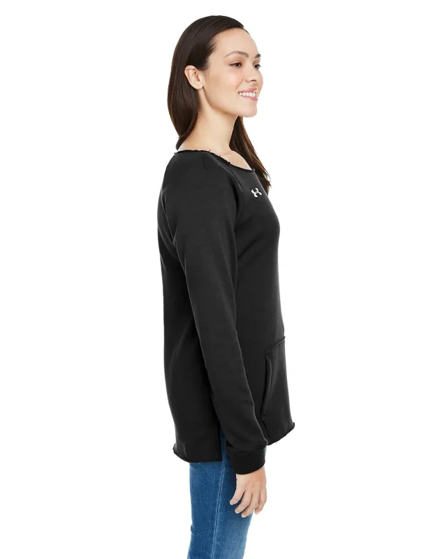 Under Armour Ladies' Hustle Fleece Crewneck  Sweatshirt — view 16