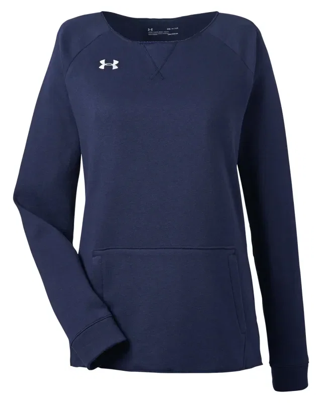 Under Armour Ladies' Hustle Fleece Crewneck  Sweatshirt — view 22