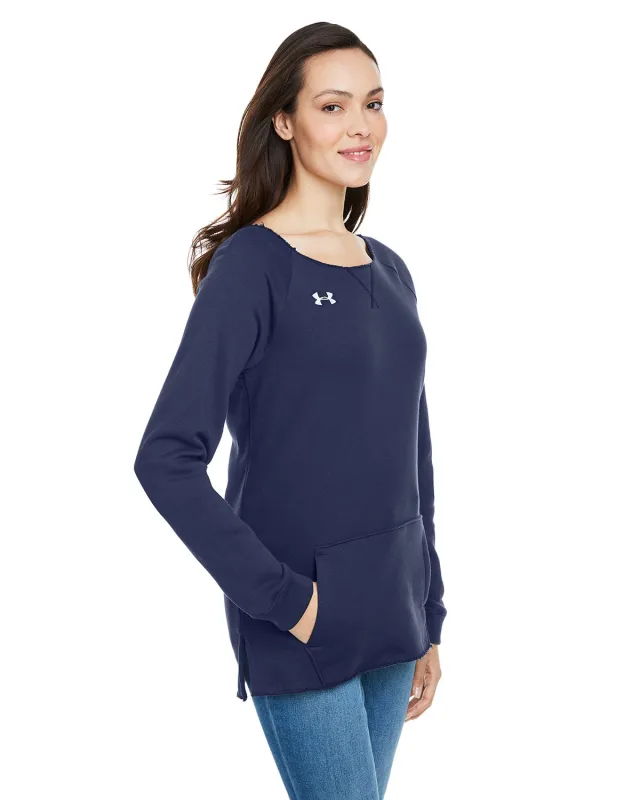Under Armour Ladies' Hustle Fleece Crewneck  Sweatshirt — view 23