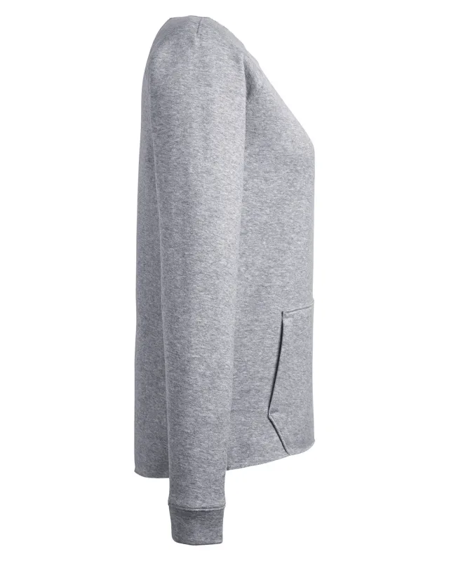 Under Armour Ladies' Hustle Fleece Crewneck  Sweatshirt — view 5