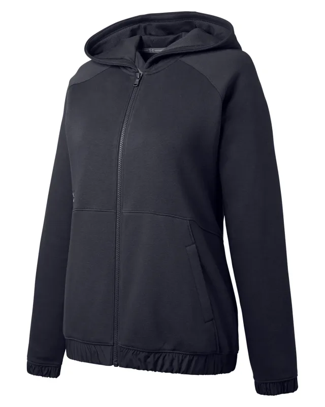 Under Armour Ladies' Hustle Full-Zip Hooded Sweatshirt — view 12