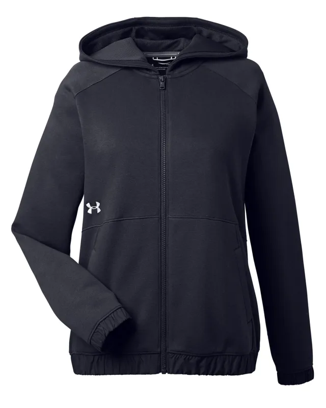 Under Armour Ladies' Hustle Full-Zip Hooded Sweatshirt — view 14