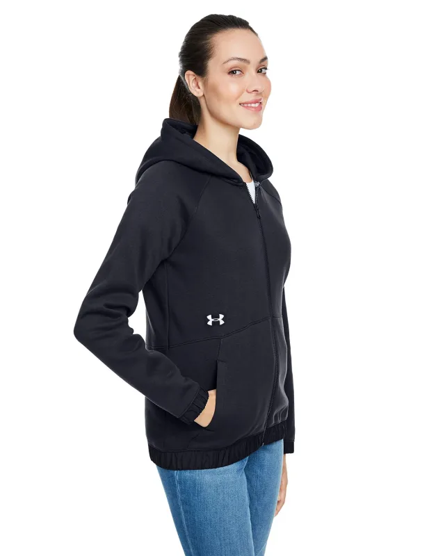 Under Armour Ladies' Hustle Full-Zip Hooded Sweatshirt — view 15