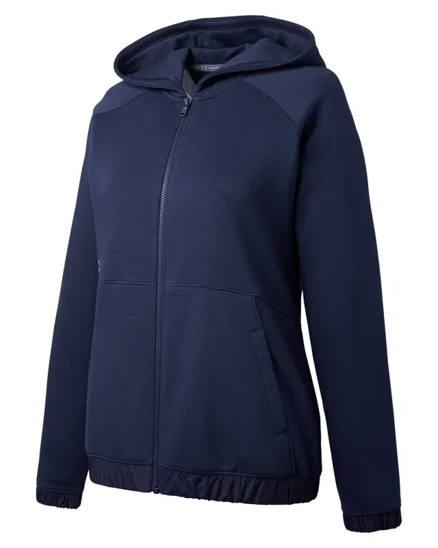 Under Armour Ladies' Hustle Full-Zip Hooded Sweatshirt — view 20
