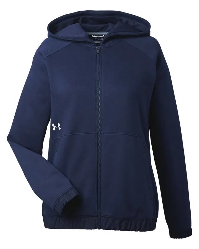 Under Armour Ladies' Hustle Full-Zip Hooded Sweatshirt — view 22