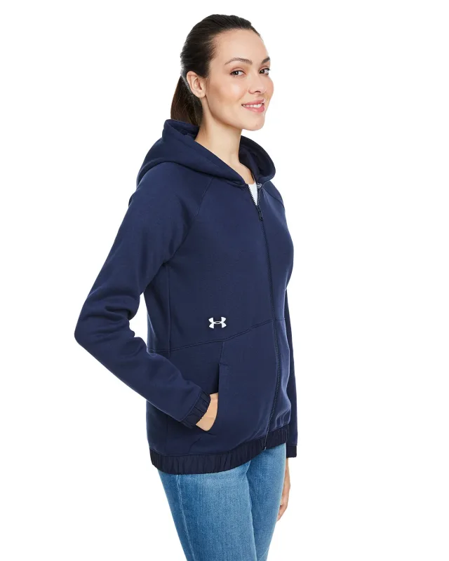 Under Armour Ladies' Hustle Full-Zip Hooded Sweatshirt — view 23