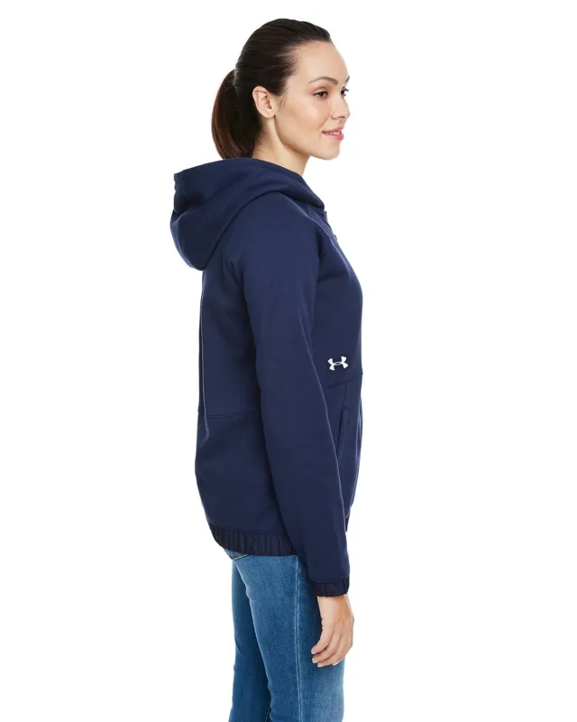 Under Armour Ladies' Hustle Full-Zip Hooded Sweatshirt — view 24