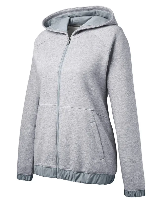 Under Armour Ladies' Hustle Full-Zip Hooded Sweatshirt — view 4