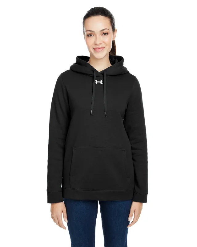Under Armour Ladies' Hustle Pullover Hooded Sweatshirt — view 18
