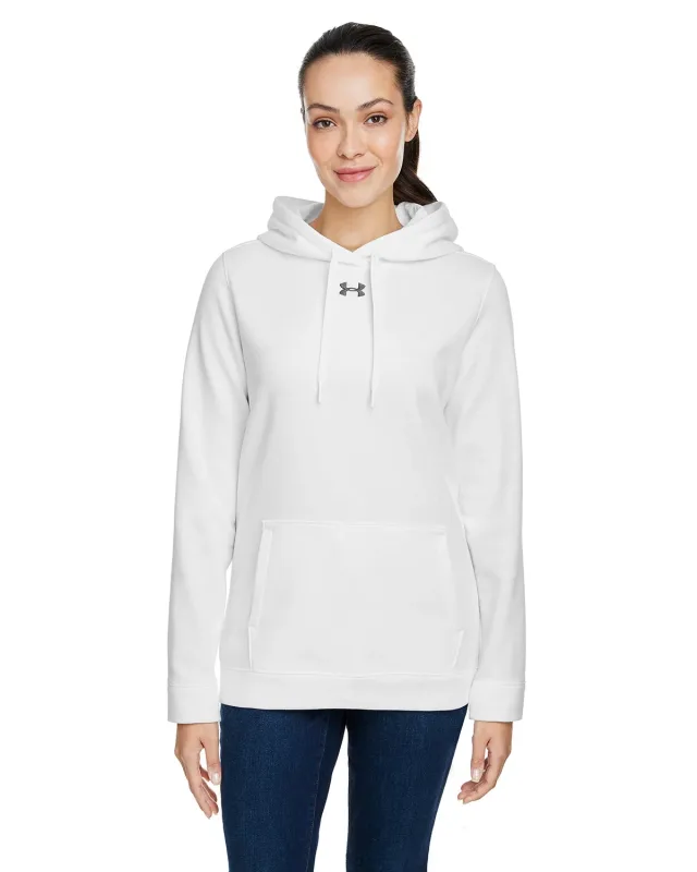 Under Armour Ladies' Hustle Pullover Hooded Sweatshirt — view 2