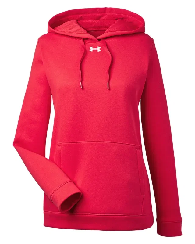 Under Armour Ladies' Hustle Pullover Hooded Sweatshirt — view 30