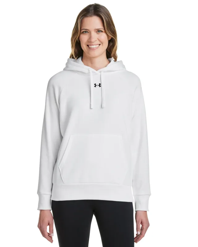 Under Armour Ladies' Rival Fleece Hooded Sweatshirt — view 2