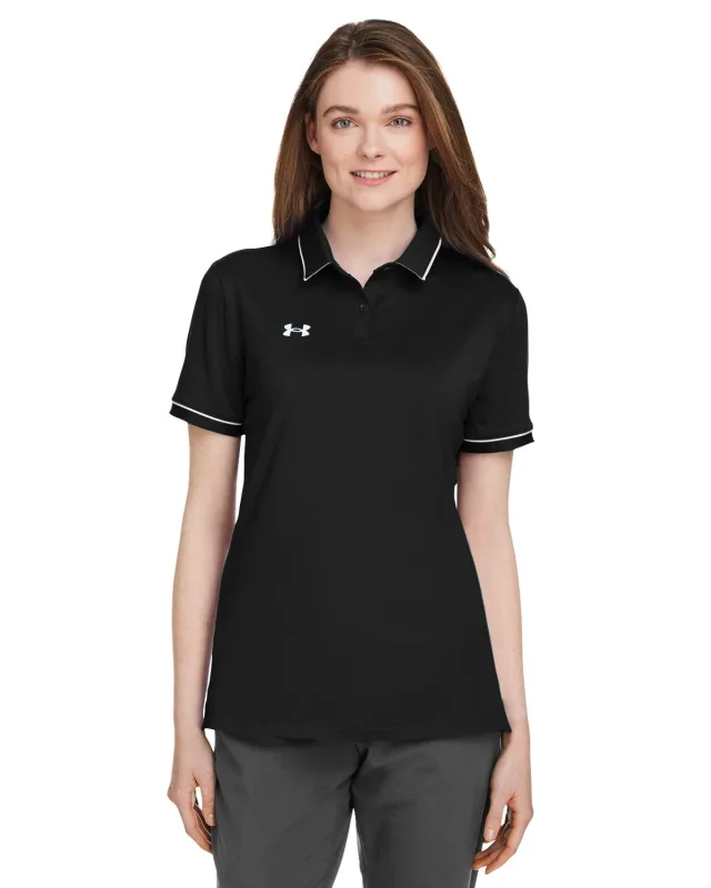 Under Armour Ladies' Tipped Teams Performance Polo — view 21