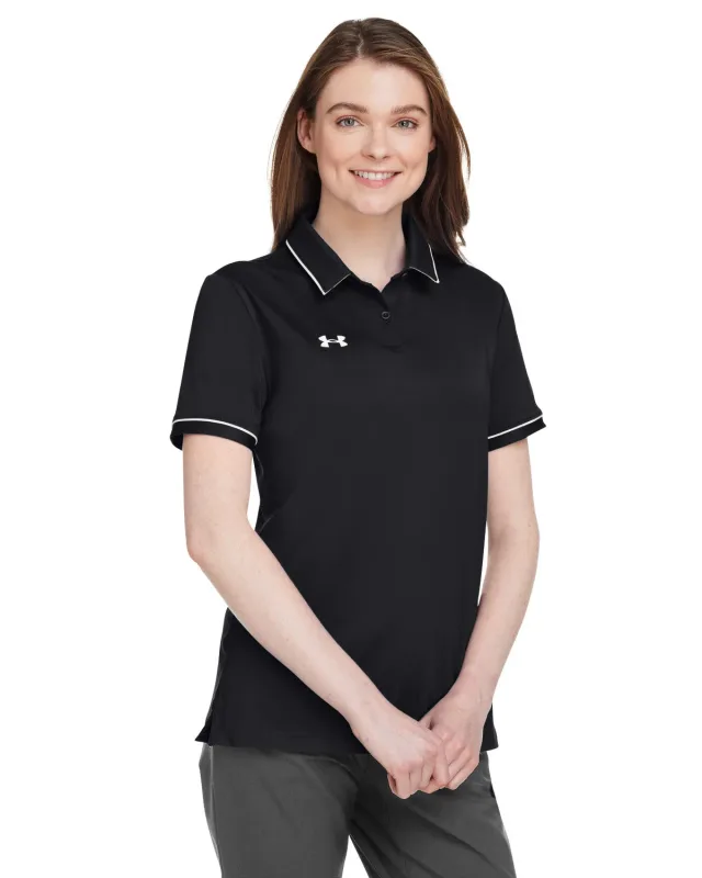 Under Armour Ladies' Tipped Teams Performance Polo — view 26