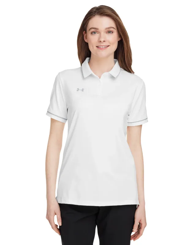 Under Armour Ladies' Tipped Teams Performance Polo — view 3