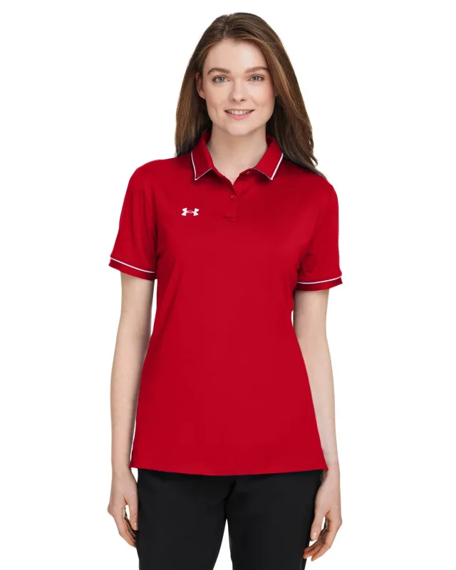 Under Armour Ladies' Tipped Teams Performance Polo — view 30