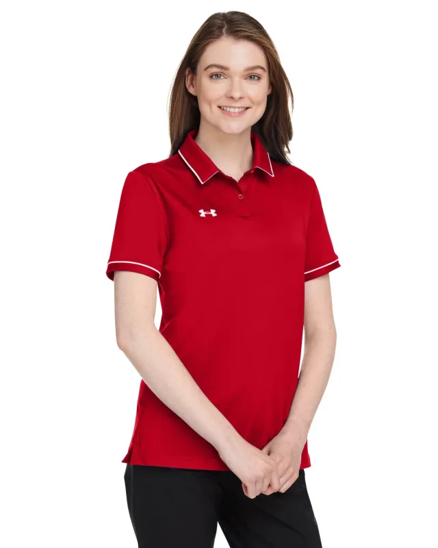 Under Armour Ladies' Tipped Teams Performance Polo — view 35