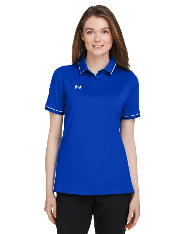 Under Armour Ladies' Tipped Teams Performance Polo — view 39