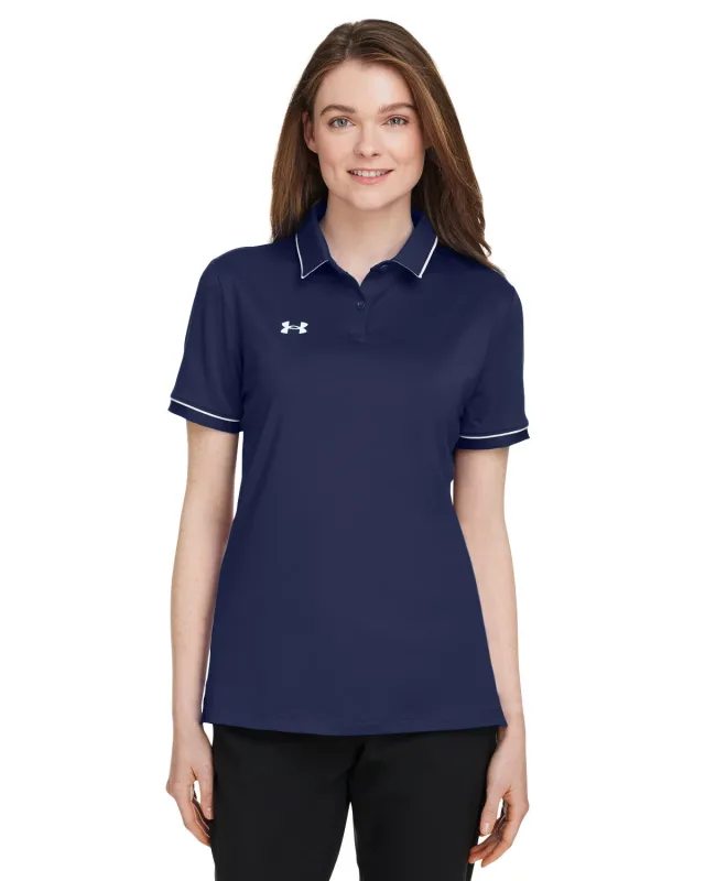 Under Armour Ladies' Tipped Teams Performance Polo — view 48