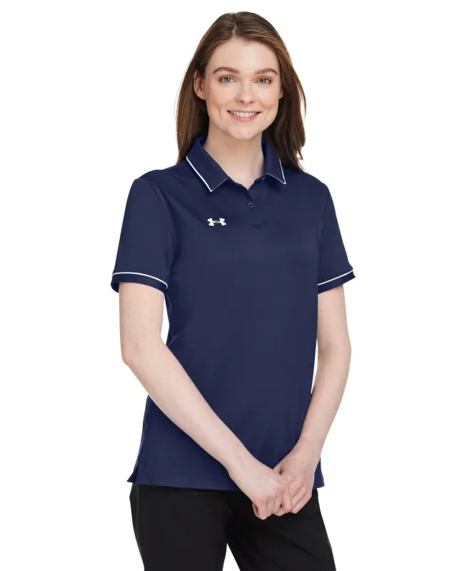 Under Armour Ladies' Tipped Teams Performance Polo — view 53