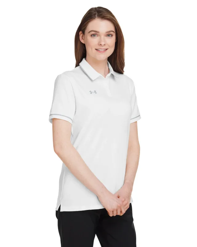 Under Armour Ladies' Tipped Teams Performance Polo — view 8