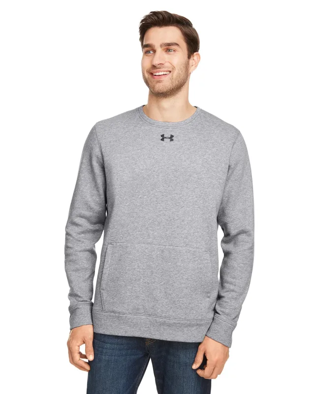 Under Armour Men's Hustle Fleece Crewneck Sweatshirt — view 2