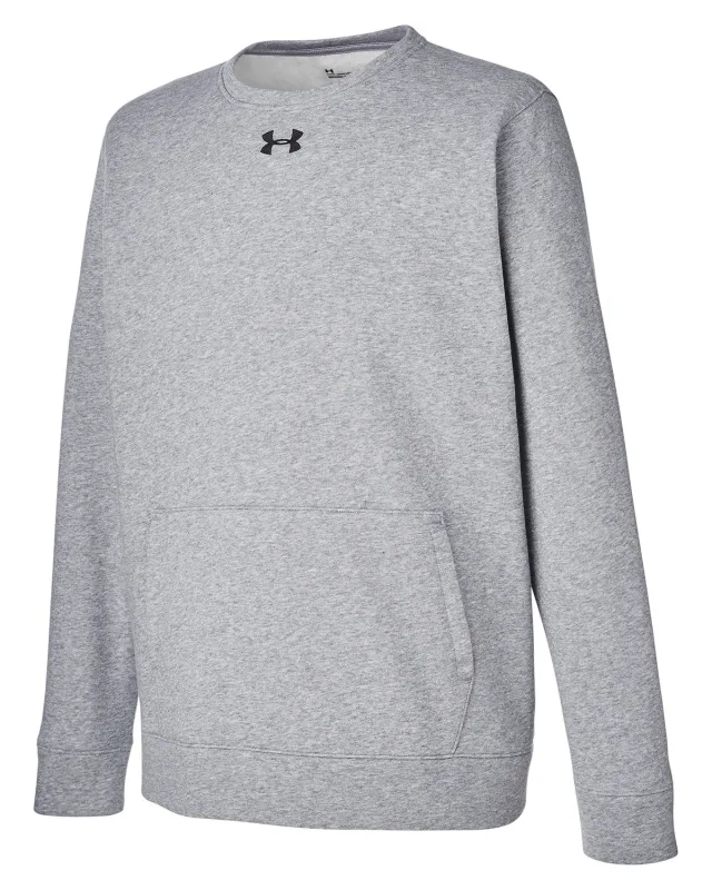 Under Armour Men's Hustle Fleece Crewneck Sweatshirt — view 4