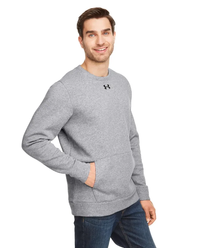 Under Armour Men's Hustle Fleece Crewneck Sweatshirt — view 7