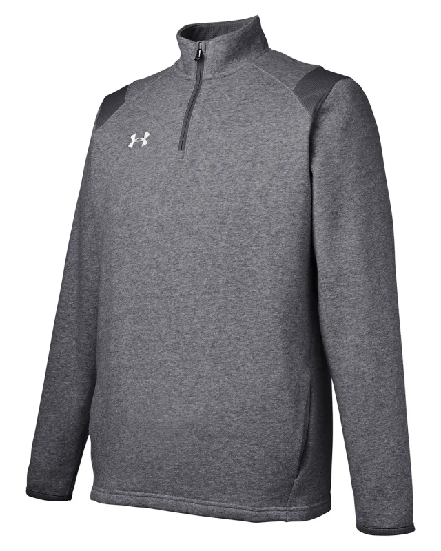 Under Armour Men's Hustle Quarter-Zip Pullover Sweatshirt — view 12