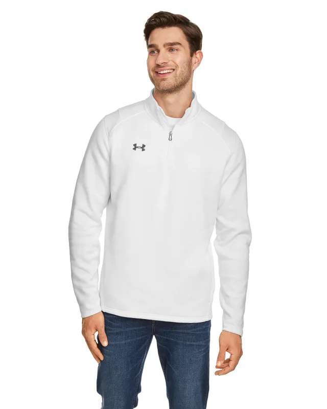 Under Armour Men's Hustle Quarter-Zip Pullover Sweatshirt — view 2
