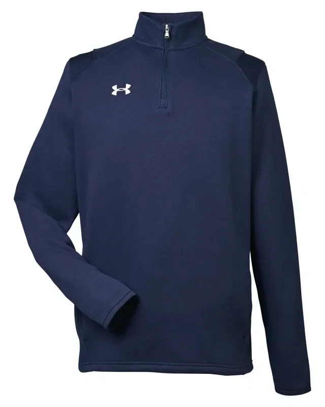 Under Armour Men's Hustle Quarter-Zip Pullover Sweatshirt — view 30