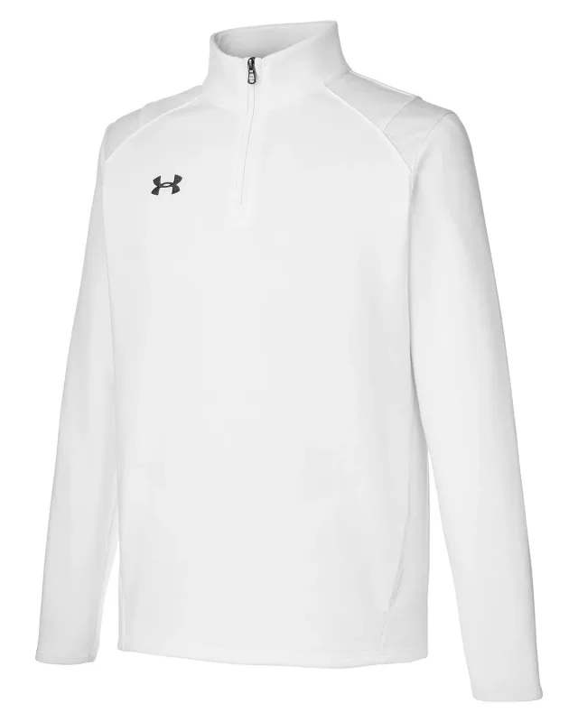 Under Armour Men's Hustle Quarter-Zip Pullover Sweatshirt — view 4