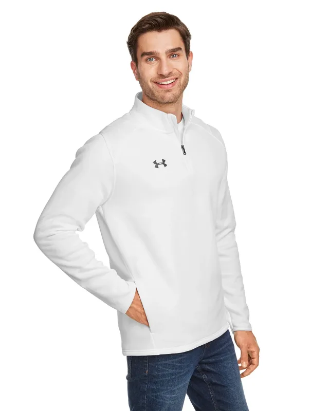 Under Armour Men's Hustle Quarter-Zip Pullover Sweatshirt — view 7
