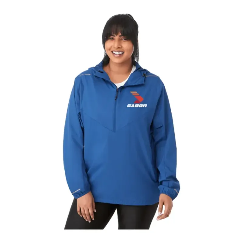 Personalized Bogart Eco Packable Half Zip Jacket - Unisex — view 15