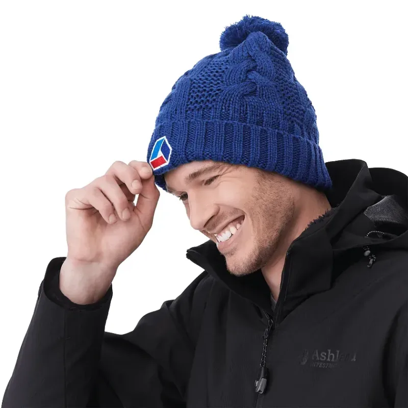 Custom Divergent Knit Pom Beanie - Unisex — view 5