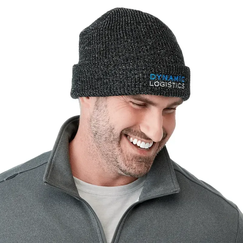 Custom Reflective Knit Unisex Beanie — view 5