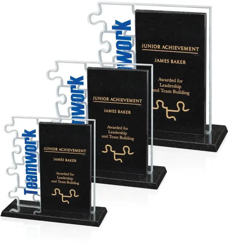 Custom Granite Unity Puzzle Award