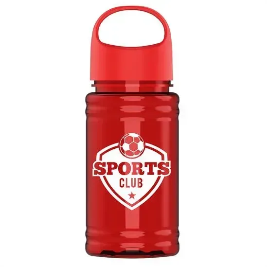 Mini RPET Bottle with Oval Crest Lid (16 oz.) — view 7