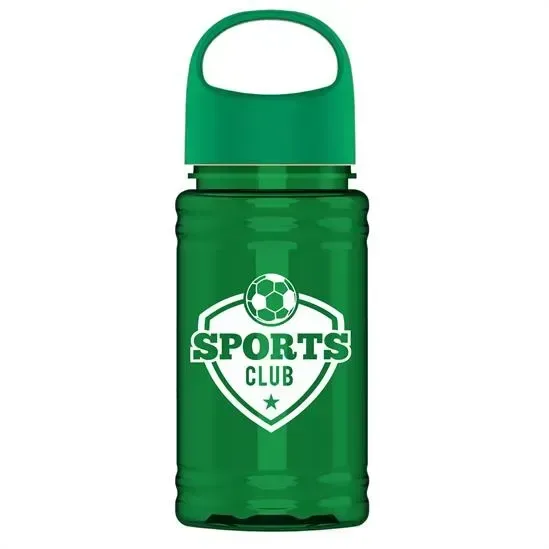 Mini RPET Bottle with Oval Crest Lid (16 oz.) — view 8