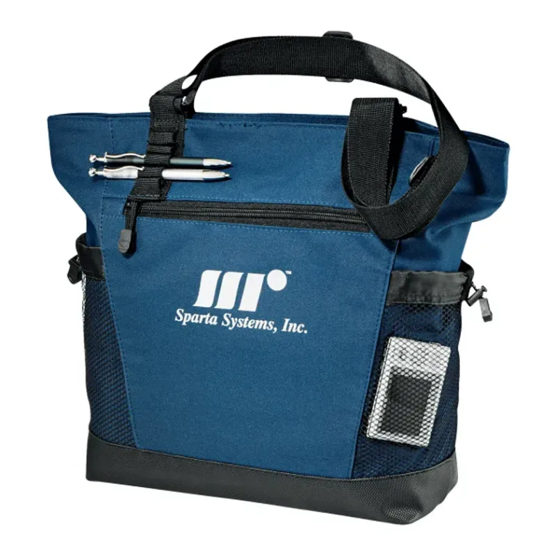 Custom Urban Passage Zippered Travel Business Tote — view 4
