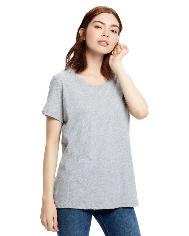 US Blanks Ladies' USA Made Loose Fit Boyfriend T-Shirt — view 11