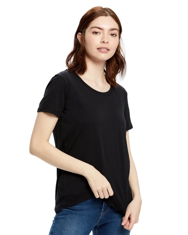 US Blanks Ladies' USA Made Loose Fit Boyfriend T-Shirt — view 14