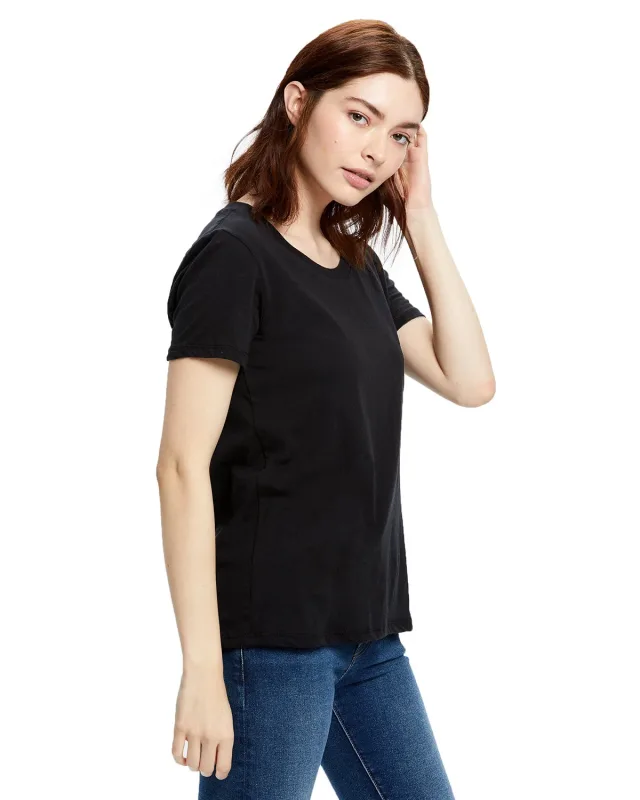 US Blanks Ladies' USA Made Loose Fit Boyfriend T-Shirt — view 15