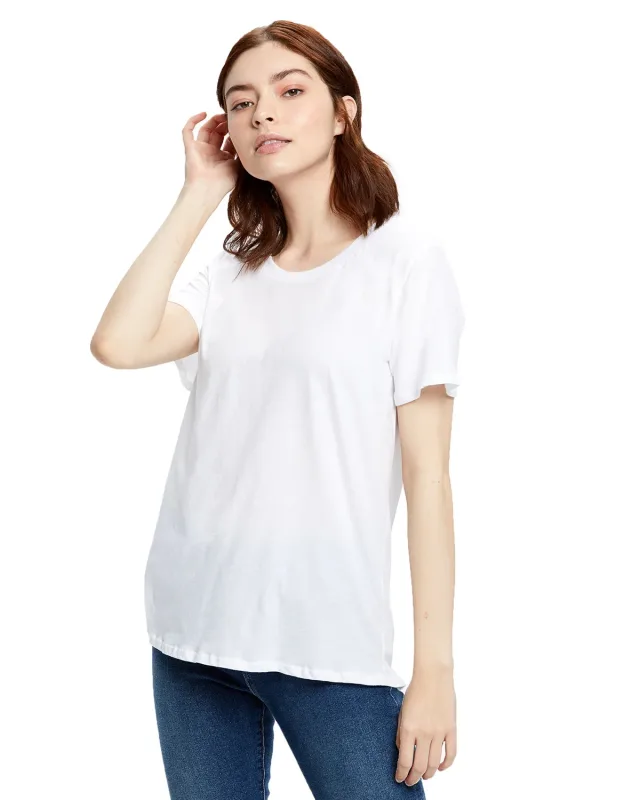 US Blanks Ladies' USA Made Loose Fit Boyfriend T-Shirt — view 2
